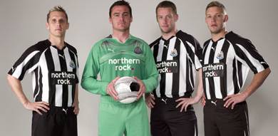 Newcastle Utd home shirt 10/11.