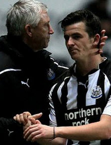 Alan Pardew and Joey Barton, Newcastle United