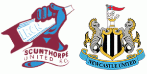 Scunthorpe v Newcastle United match banter.