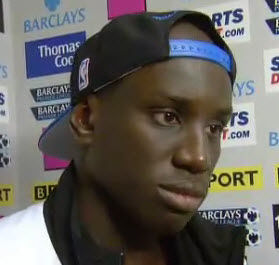 Demba Ba talks about his hat-trick for Newcastle United vs Blackburn.