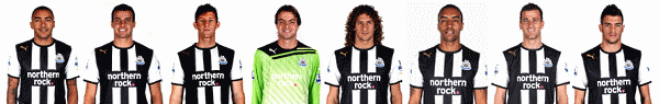 NUFC defenders and utility players.