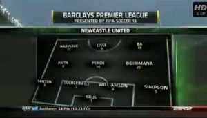 Manchester United v Newcastle United full match video 2012-13.