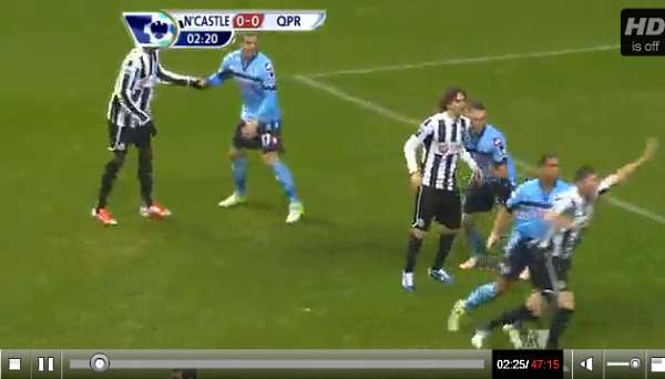 Newcastle United v QPR full match video.