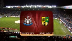 Newcastle United v Metalist Kharkiv full match video.