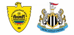Anzhi Makhachkala v Newcastle United.